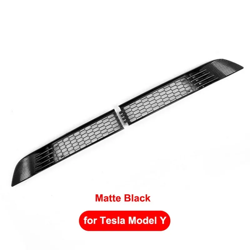 

Мой передний бампер, нижние гоночные решетки для Tesla Model Y 2023 2022, сетка от насекомых, средний воздухозаборник, сетка, защита автомобиля, Модифицированная