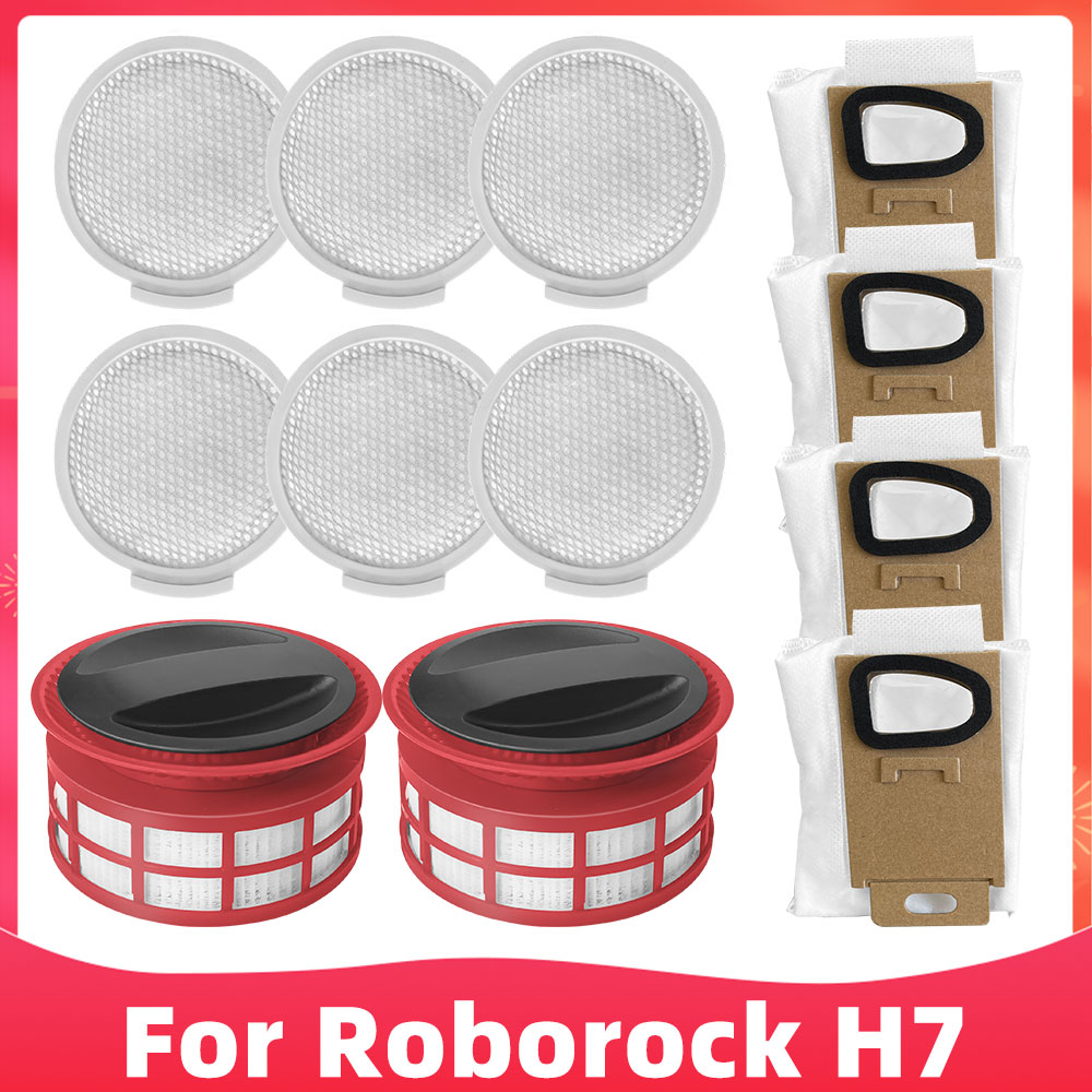 

Аккумуляторная палочка для пылесоса Xiaomi Roborock H7, Сменные запасные части, набор аксессуаров, передний и задний HEPA фильтр, пыль Ba