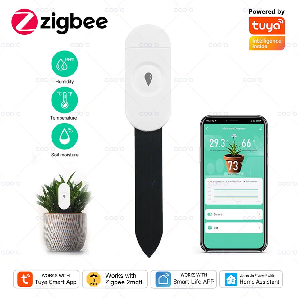 

Датчик влажности почвы Tuya ZigBee