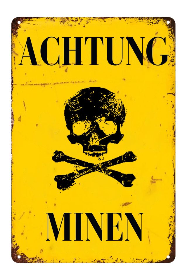 

Металлический знак "Achtung Minen"