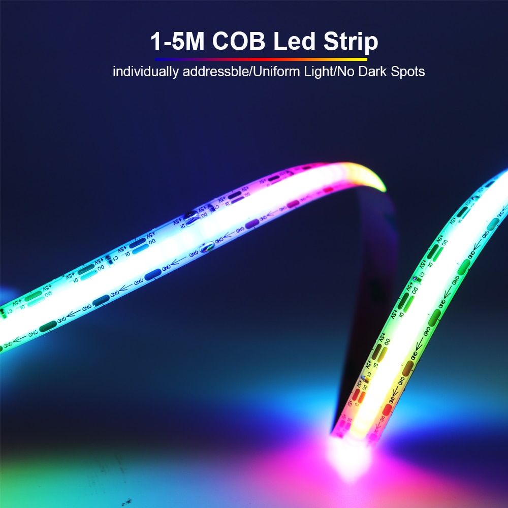 

TNALANT Светодиодная лента WS2812B RGB 240 светодиодов/м