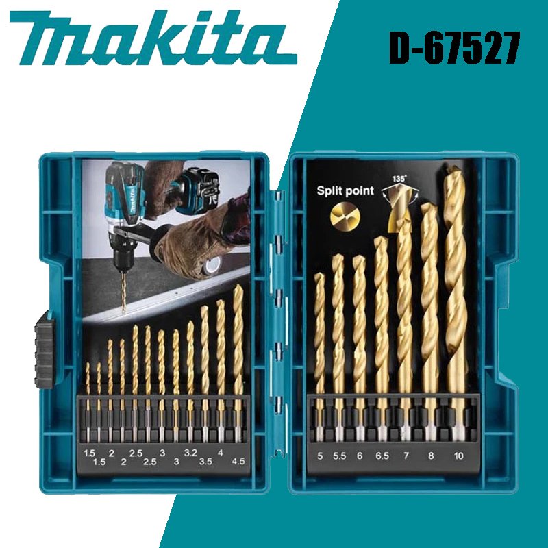 

Makita D-67527 набор металлических сверл 19 шт.