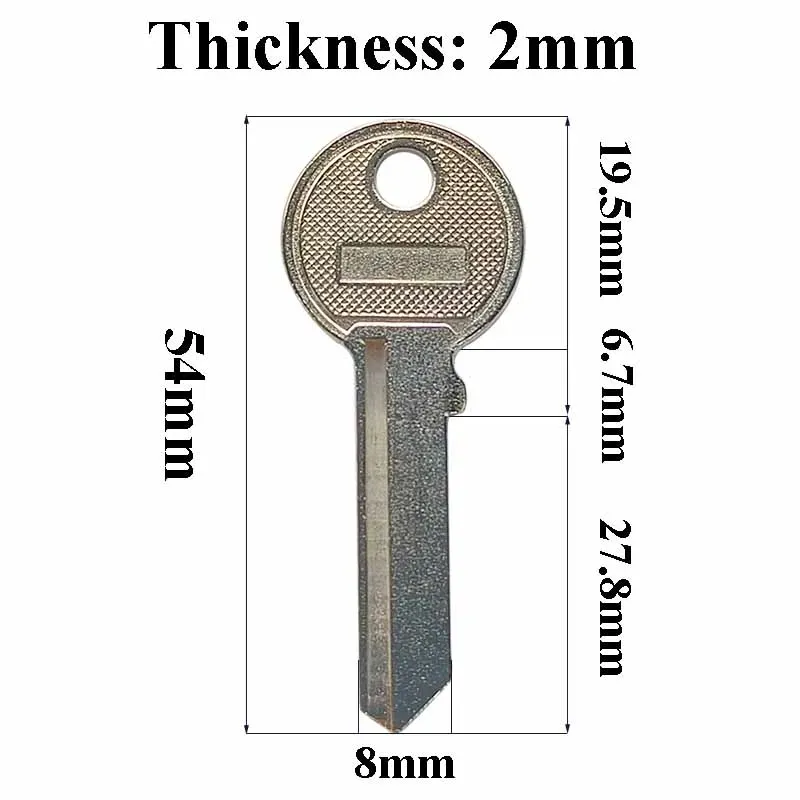 

5-100 шт. Φ TL5 TRC51TR6R TC62D Hi-Rel House Key, чистые слесарные инструменты, железный Сейф для двери, навесного замка