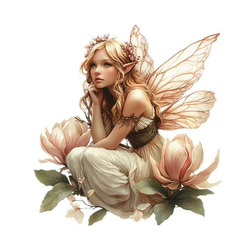 

МТ1155 # Очаровательные наклейки с цветочной феей, съемная наклейка на унитаз, виниловая наклейка на автомобиль для декора ванной комнаты, наружное и внутреннее использование