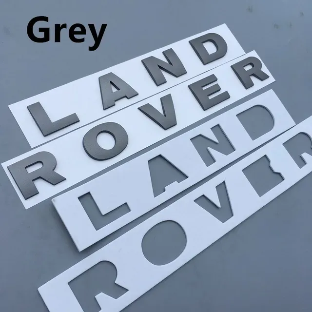 

3D буквенный капот автомобиля, эмблема для Land Rover Range Velar Sport Discovery 2 3 4, защитник, хромированные наклейки на переднюю головку