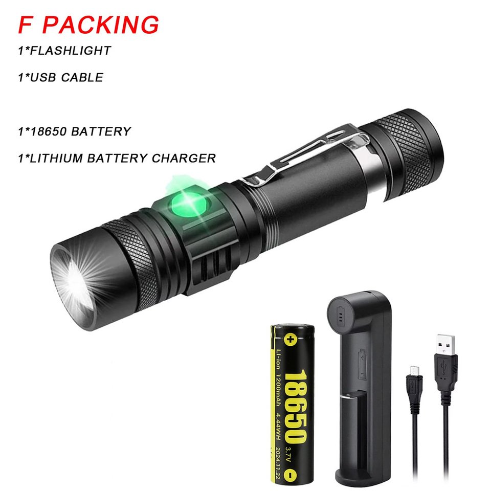 

Heinast T6 LED Фонарик черный