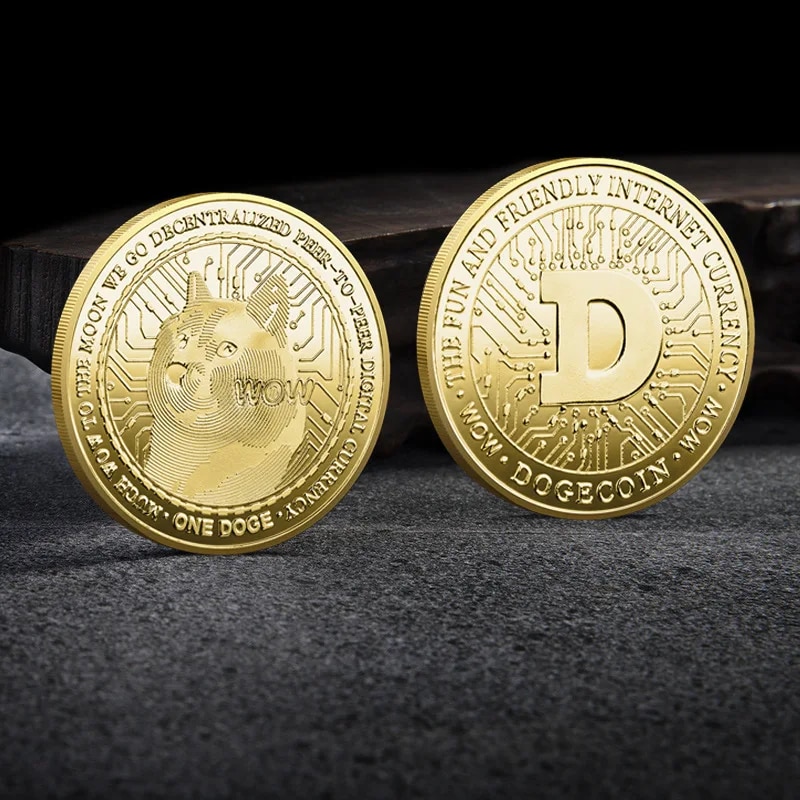 

Коллекционная монета Dogecoin