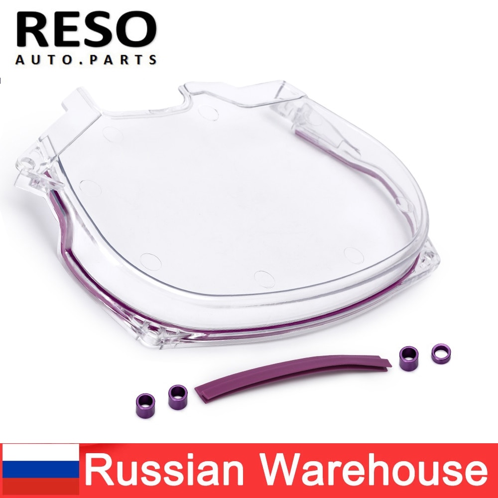 

Прозрачная крышка ремня ГРМ RESO, крышка коробки передач турбо-камеры для 96-05 Mitsubishi Evolution Lancer EVO4-8 4G63