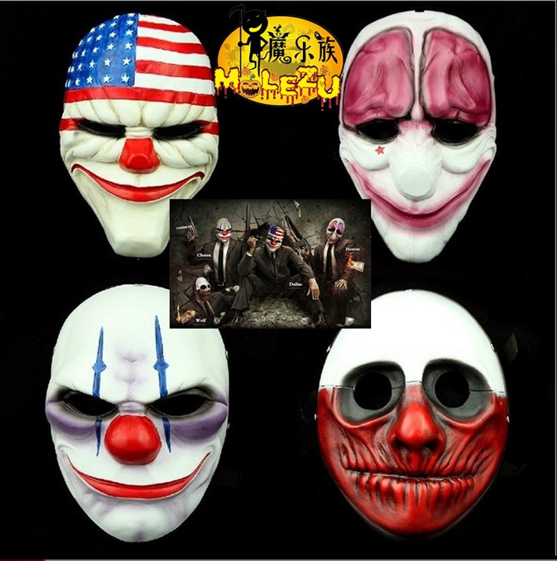 

Маски Payday 2 из смолы WEHRPARTY
