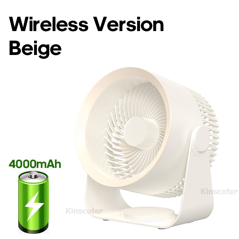 

KINSCOTER Беспроводной вентилятор 4000mAh
