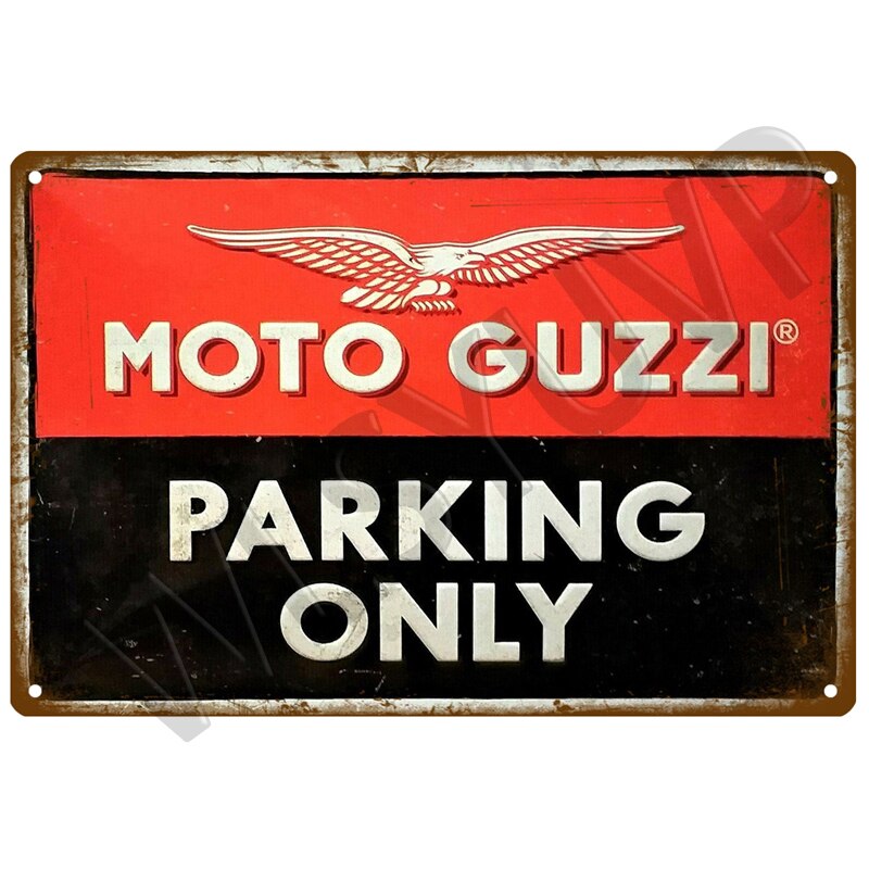 

Металлическая табличка Moto Guzzi Old Man