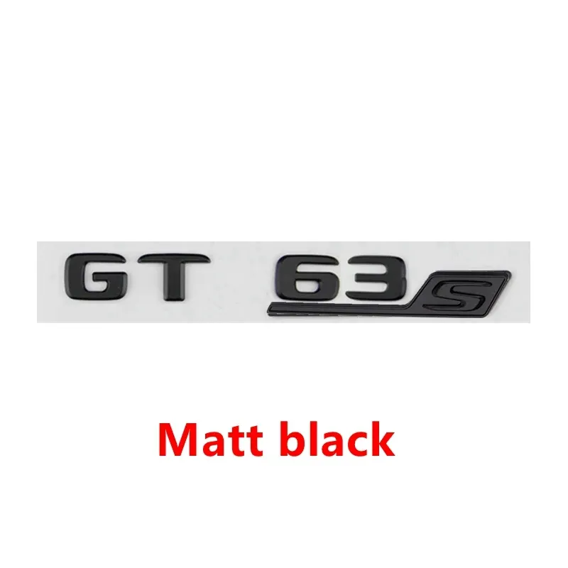 

Для X290 Coupe GT 63 S GT63S значок с эмблемой багажника Stikcer хромированные черные буквы