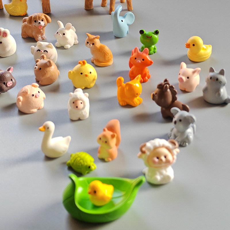 

Мини-фигурки животных BAIUFOR, набор из 12 штук