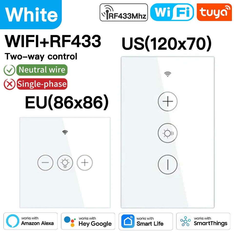 

TNCE Tuya Wi-Fi умный диммер 220В