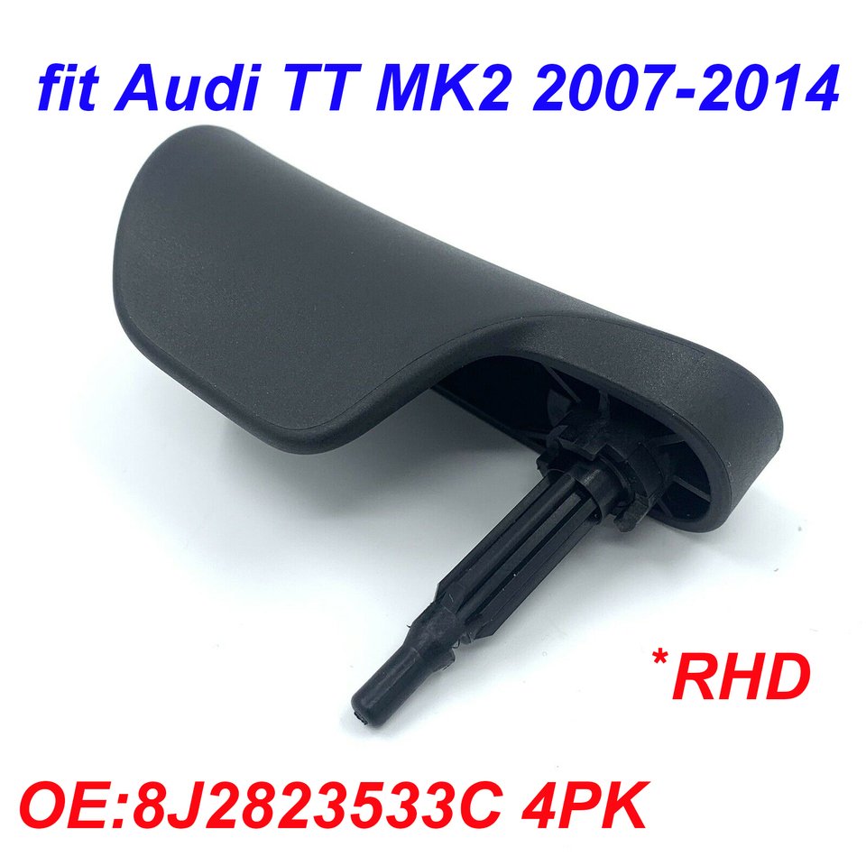 

1 шт., черная ручка спуска капота, запасная часть RHD для Audi TT MK2 2007-2014 8J 2823533 C4PK Ручка открывания капота автомобиля