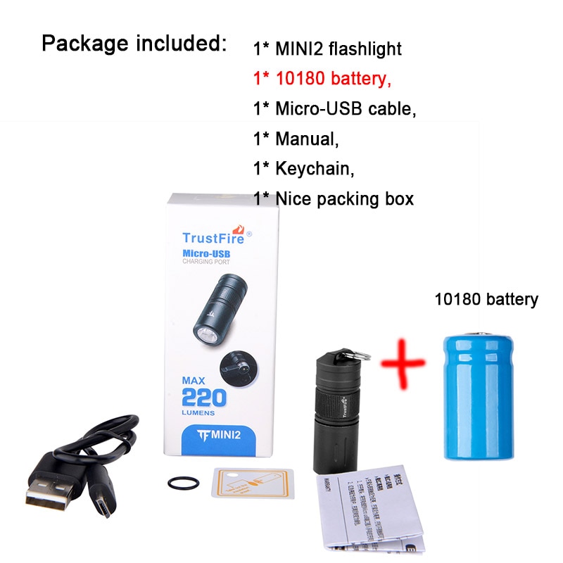 

TrustFire Mini2 USB фонарик