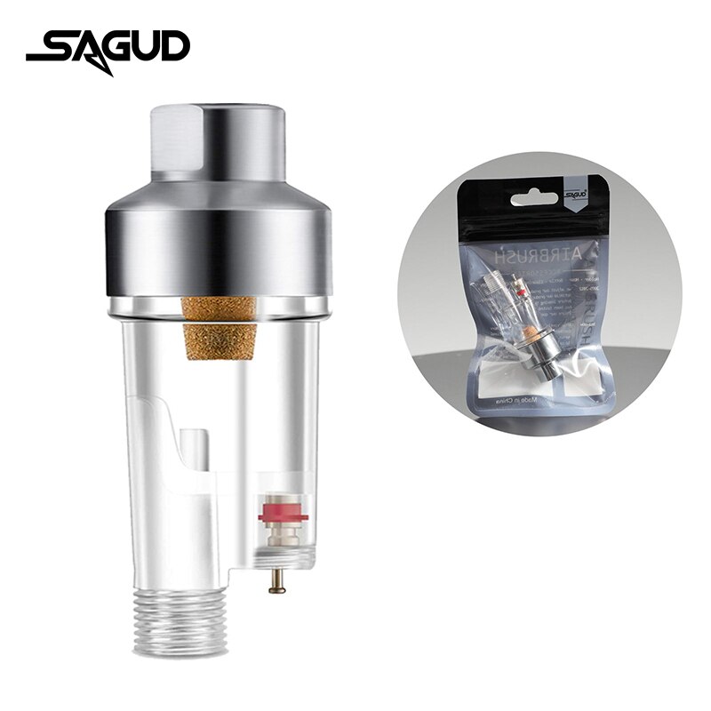 

Миниатюрный воздушный фильтр SAGUD с резьбой 1/8 дюйма, сепаратор масла и воды, 4 разных типа, сменные детали для аэрографа и соединения шлангов