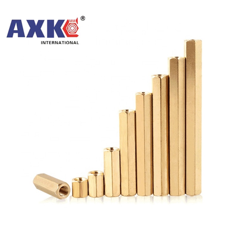 

Шестигранные латунные проставки AXK M2 M2.5 M3 M4 M5