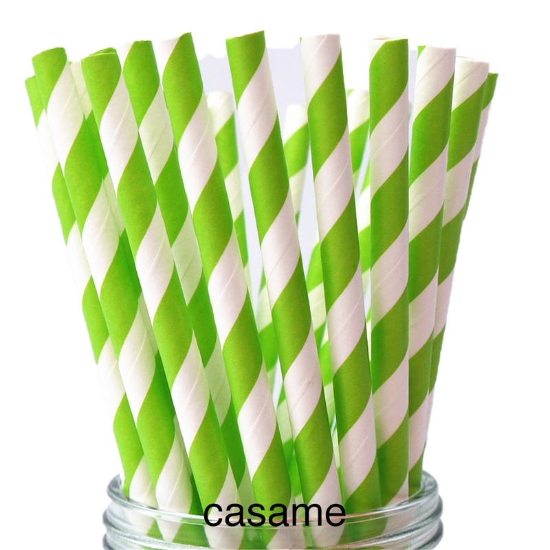 

Одноразовые мерцающие соломинки Casame 25 шт.