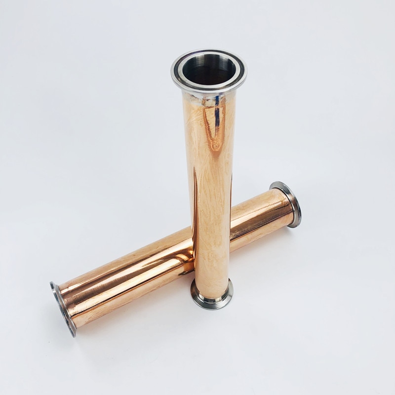 

Медь 4 "(102 мм) OD119 Санитарная катушка Tri Clover/труба, длина 10 "(250 мм) Толщина трубы Tri Clamp 2 мм