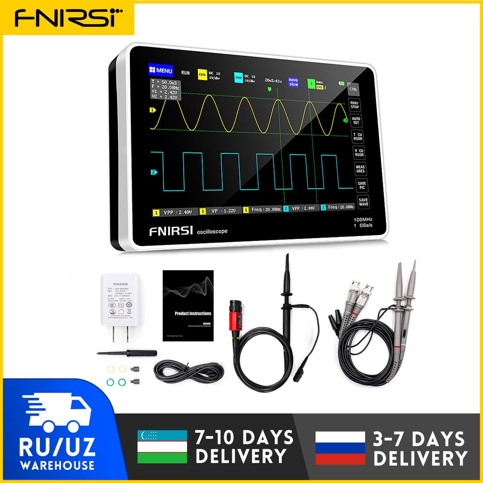

FNIRSI 1013D двухканальный генератор сигнала