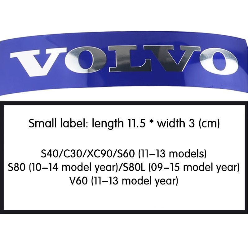 

Значок для переднего заднего багажника для Volvo T6 S40 S60 S90 XC40 XC60 XC90 V40 V50 V60 V90 T5 T8 AWD C30 C70 S80 V70 XC70