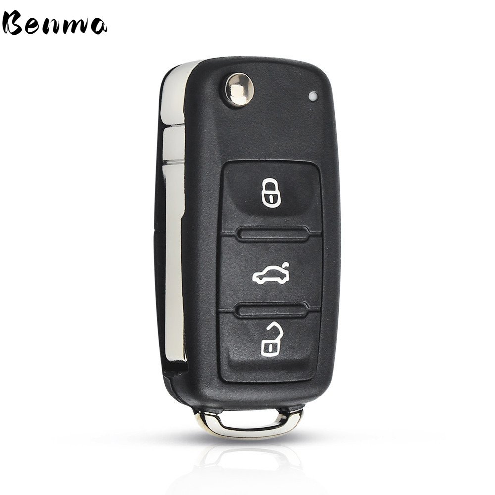 

10 шт./чехол для ключа для VW Saveiro Amarok Tiguan, замена, JAMW Simplicity 3 Button 202AD