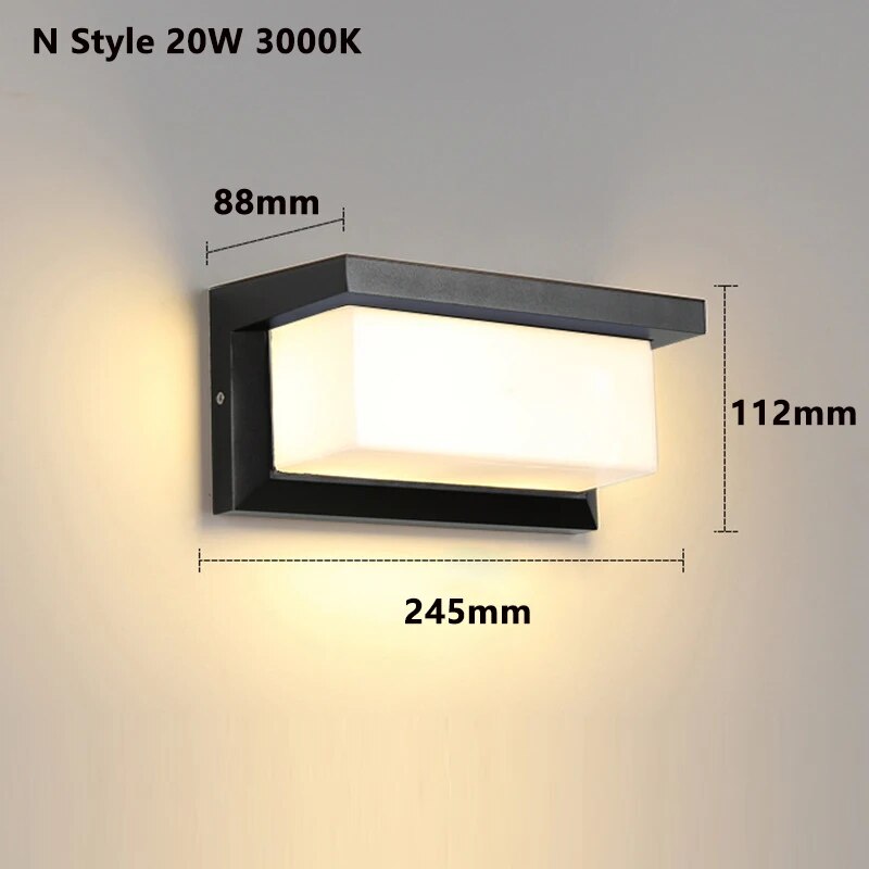 

Наружные датчик движения фонари Zhengde lighting черные 20Вт