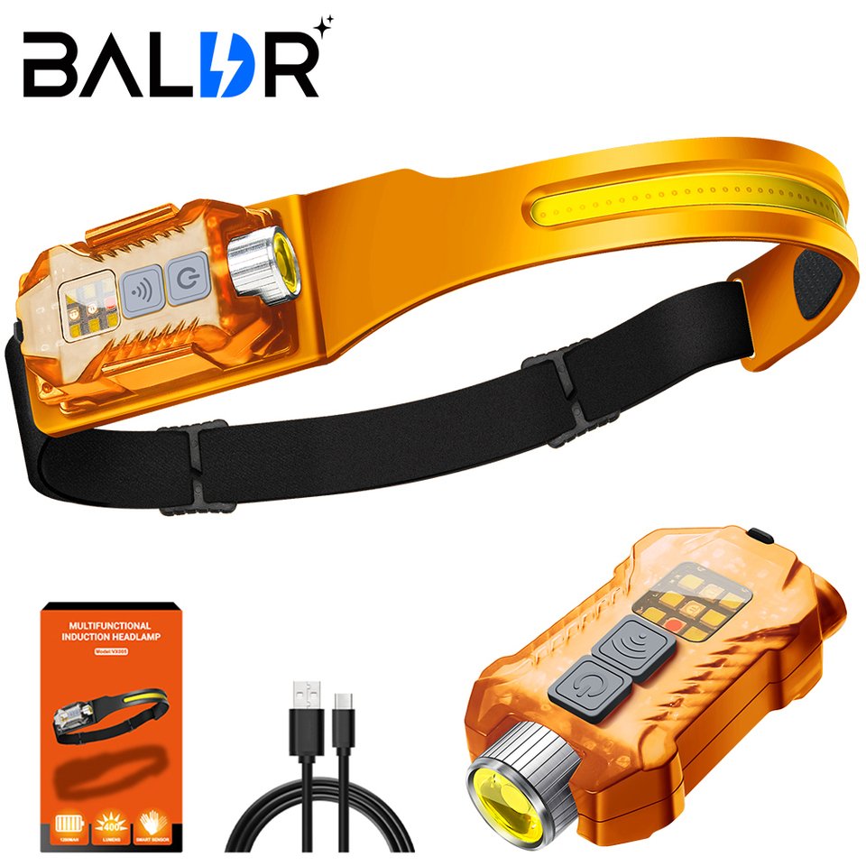 

BALDR XW005 оранжевый налобный фонарь