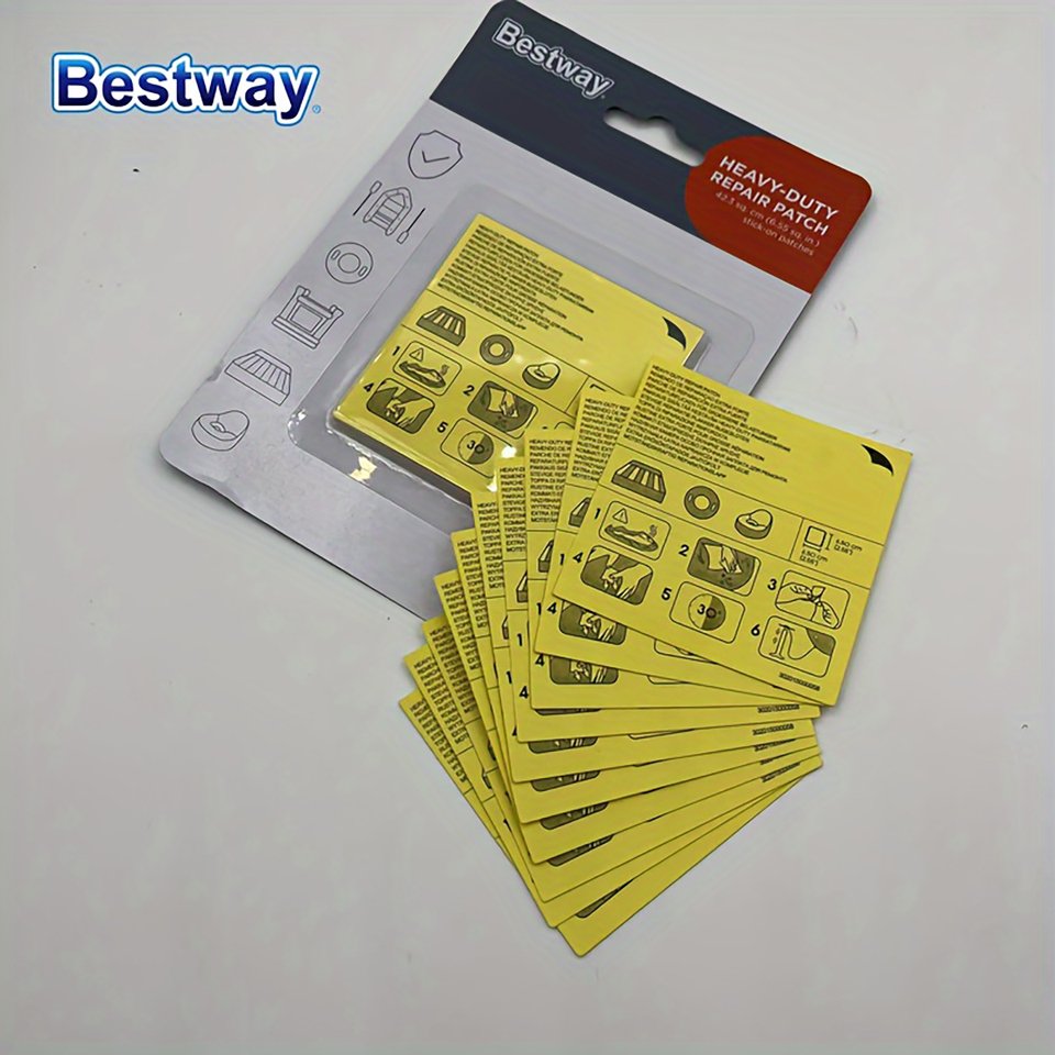 

Bestway 62068 Подводный Липкий Ремонтный Патч, Набор Из 10 Предметов, Ремонтный Комплект Для Поплавка Для Бассейна