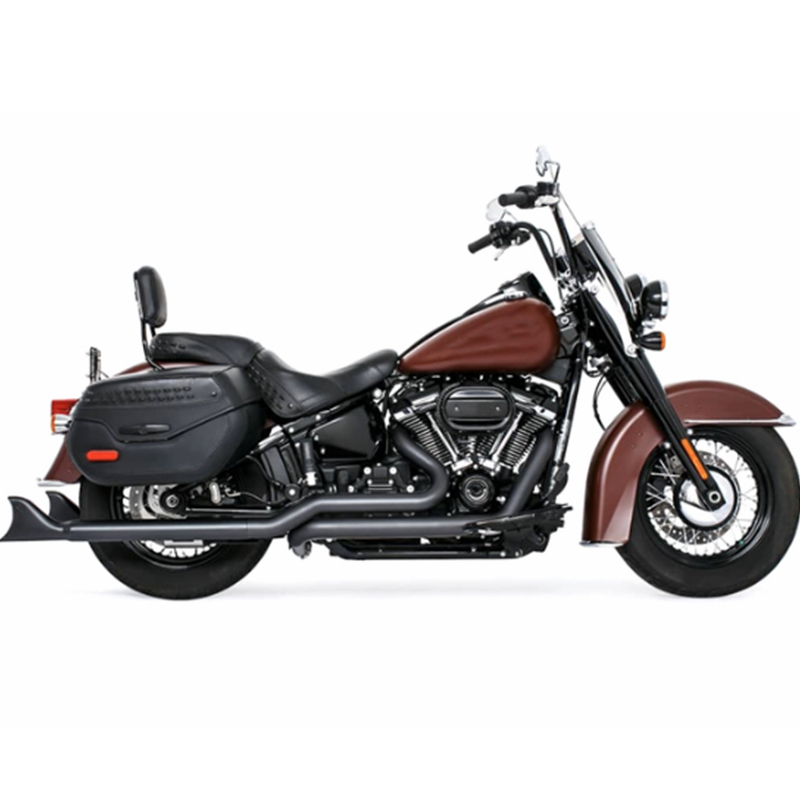 

Motorcycle fishtail exhaust For Harley Softtail SLIM heritage classic deluxe street bob 2018-2022