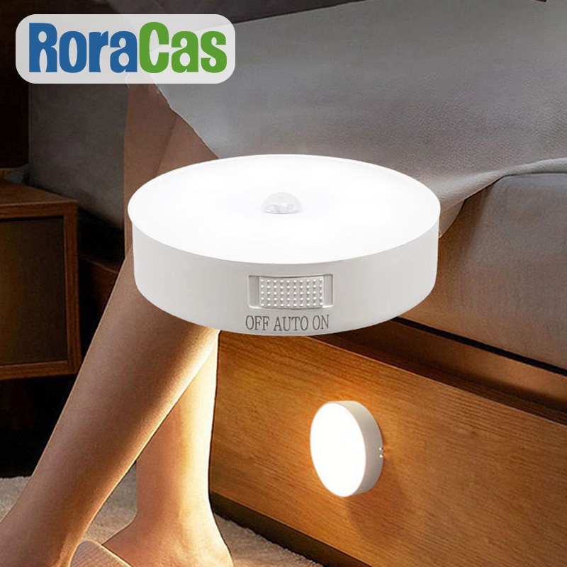 

RORACAS USB Ночник с датчиком движения теплый белый