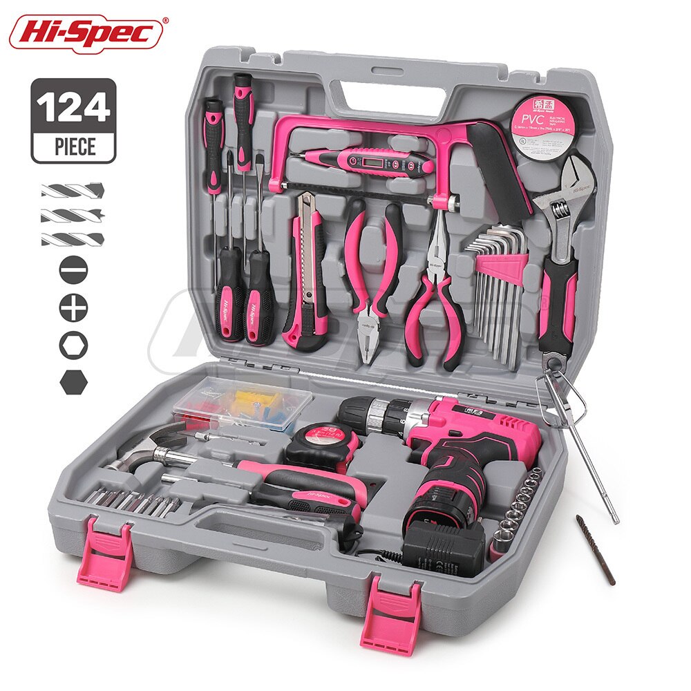 

Hi-Spec Розовый электрический шуруповерт