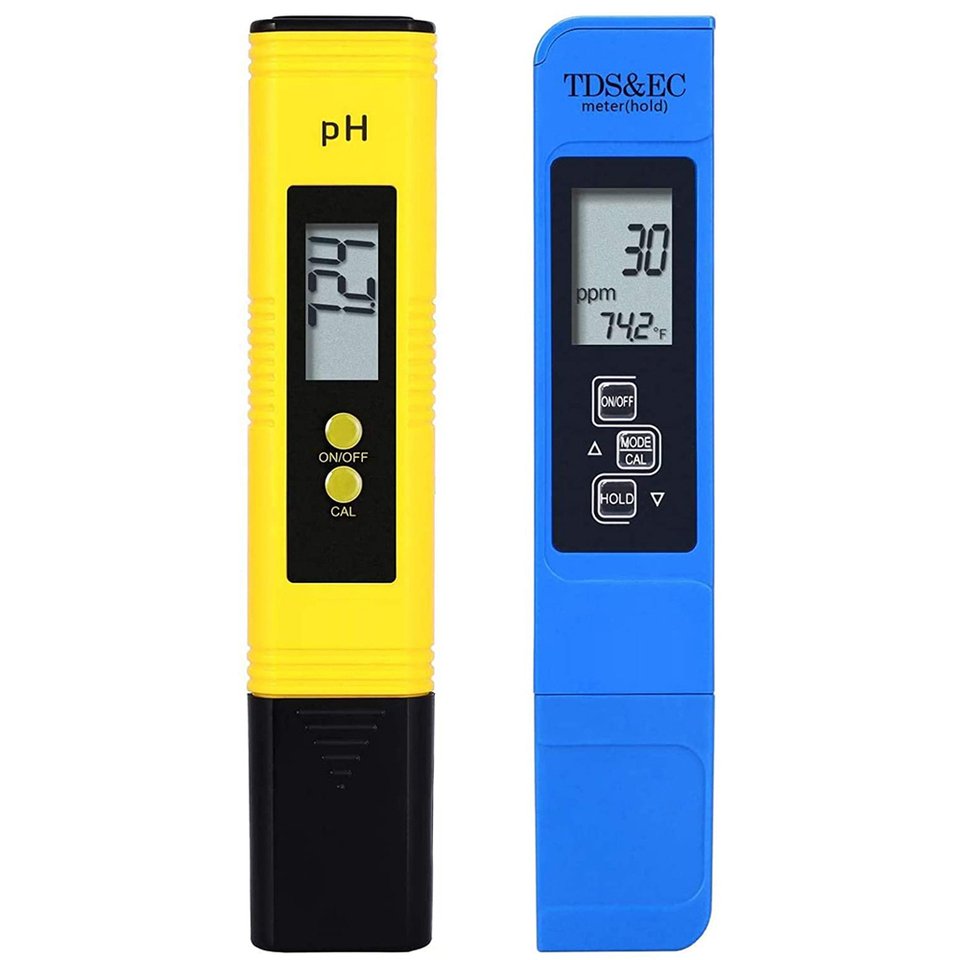 

2 шт. TDS PH-метр, цифровой тестер воды, 0,01 фа, высокоточный PH-метр, 0-9990 ppm, тестер температуры, TEMP PPM