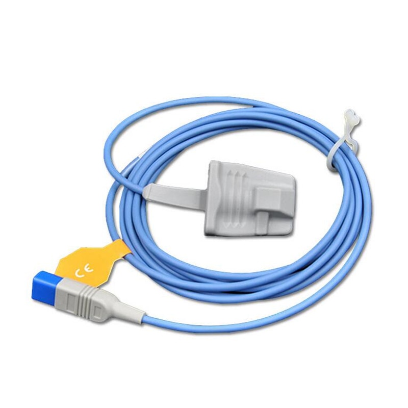 

Силиконовый софтбокс для взрослых, совместимый с Philips/HP M1941A 8PIN, Spo2 датчик пульса, зонд MP20/30/40, датчик кислорода 3 м/9 футов