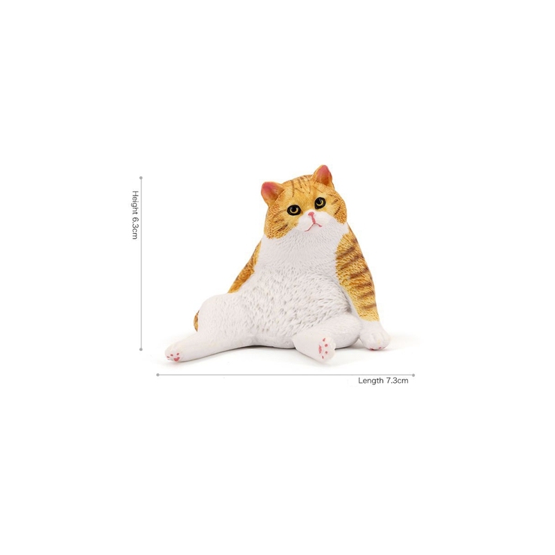 

Модель ленивого кота из ПВХ