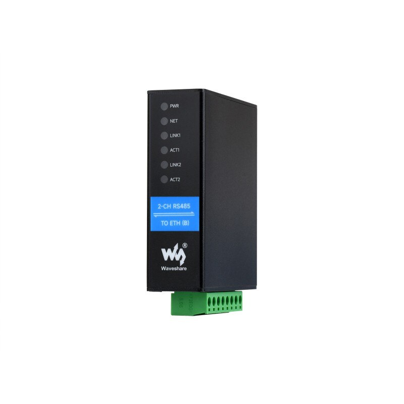 

Последовательный сервер 2-канальный RS485 к RJ45 Ethernet, независимые двухканальные операции, двунаправленная Прозрачная передача