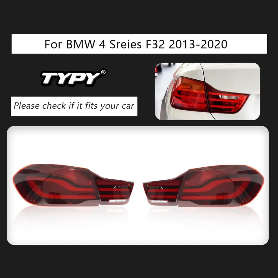

Автомобиль для BMW 4 серии M4 F32 Задние фонари F36 F82 2013-2020 Модернизированные светодиодные задние фонари Динамический указатель поворота DRL Автомобильные аксессуары