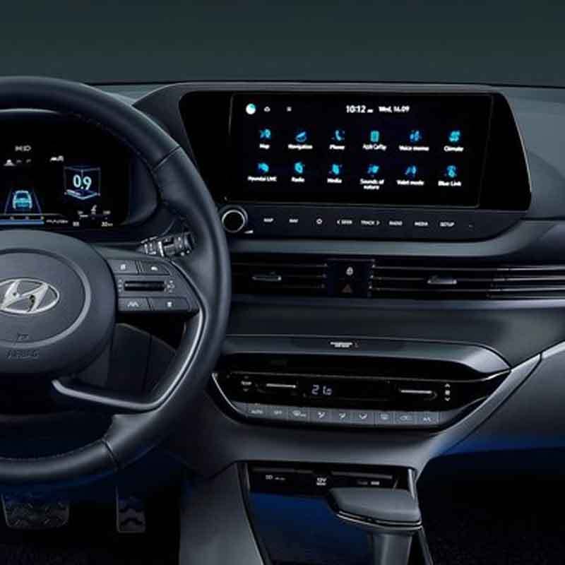 

Для Hyundai Bayon 2021 2022 10,25 дюймовый автомобильный радиоприемник GPS навигационный экран защитная пленка из закаленного стекла