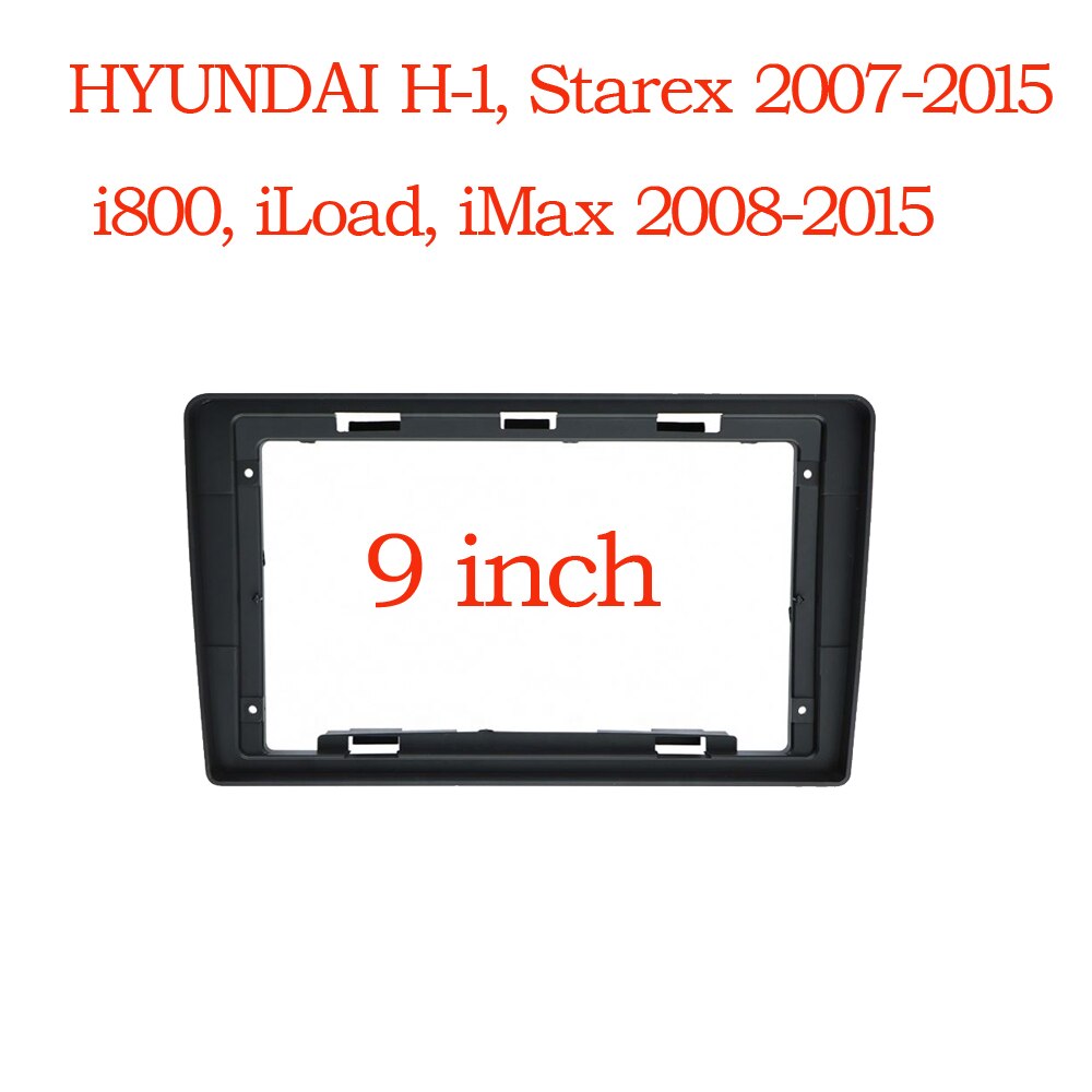 

2DIN Автомобильная DVD рамка аудио фитинг адаптер приборная панель 9 дюймов для Hyundai H1 Starex 2007-2015 i800 iLoad iMax 08-15