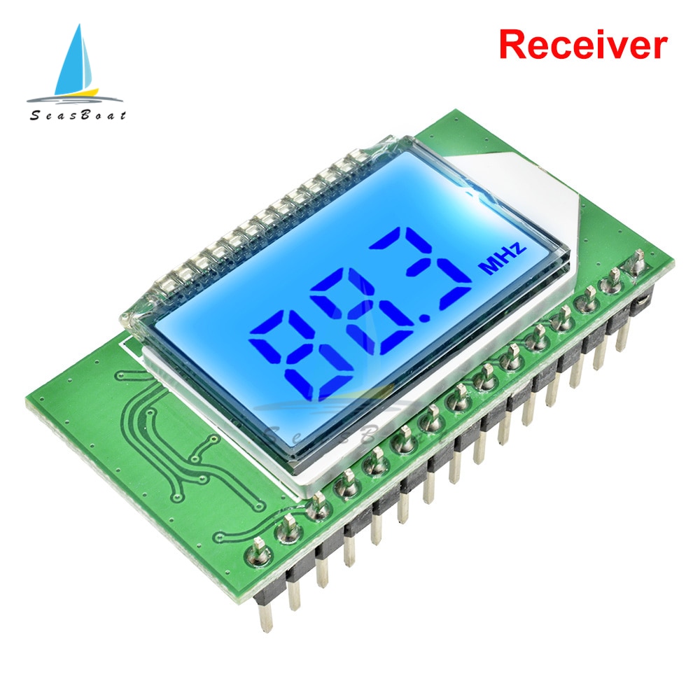 

PLL LCD 87-108 МГц цифровой FM радио передатчик/приемник модуль беспроводной микрофон стерео плата Цифровое шумоподавление 3В-5 в
