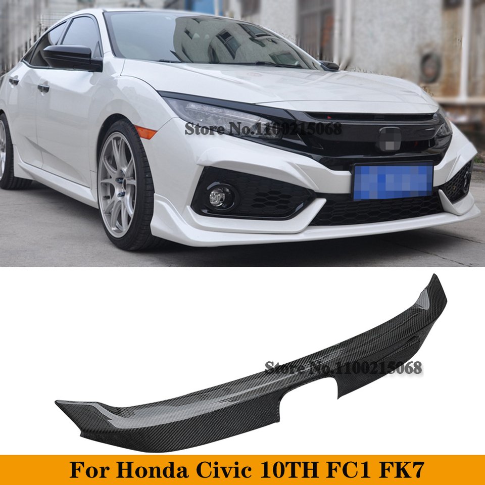 

Для Honda Civic 10TH FC1 FK7 передняя решетка из углеродного волокна, комплект кузова, Стайлинг автомобиля