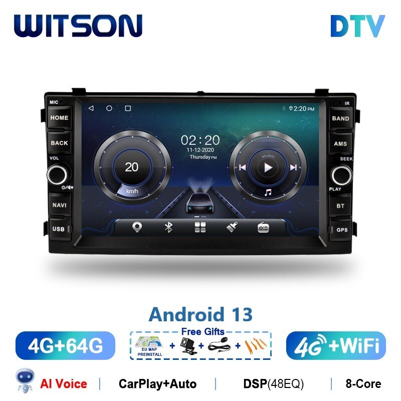 

WITSON 7 дюймов Android 14 АВТОМОБИЛЬНЫЙ РАДИО GPS для KIA CEED 2007 2008 2009 Carplay Автомобильный мультимедийный стереоплеер Auto Audio Navi Stero