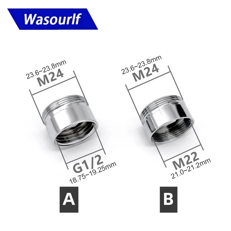 

Фитинг Wasourlf латунный G1/2 M22 на M24