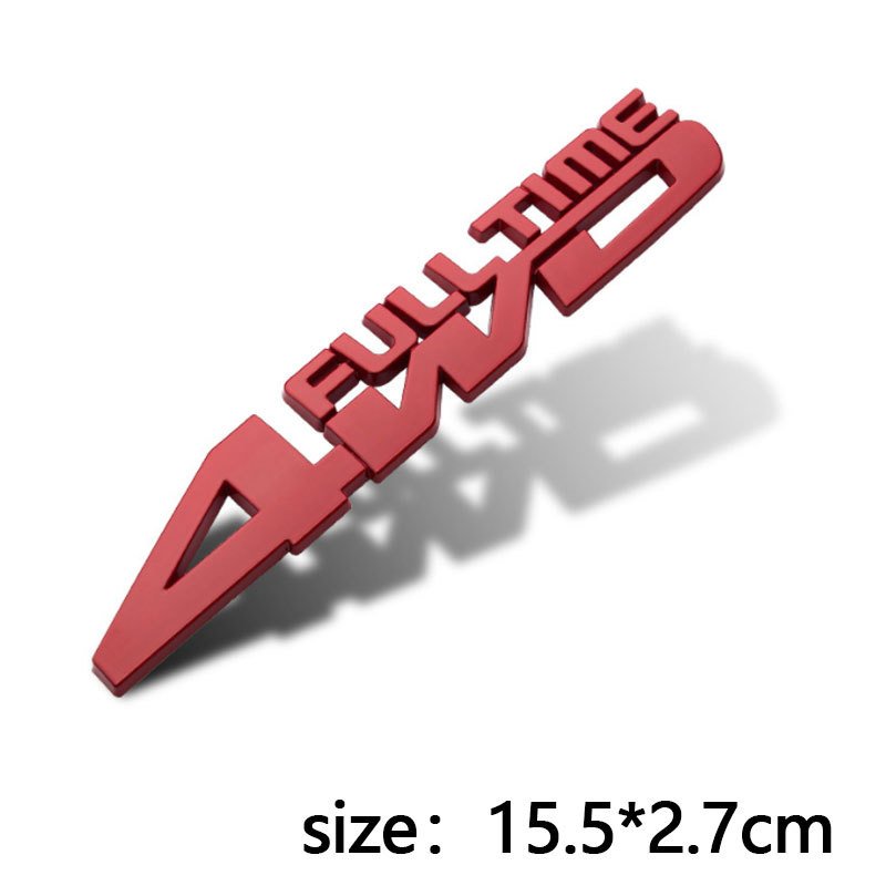 

4WD FULL TIME 4x4 AWD SPORT автомобильные наклейки, индивидуальный значок на все колеса для JEEP Wrangler, ремонт, аксессуары для заднего багажника