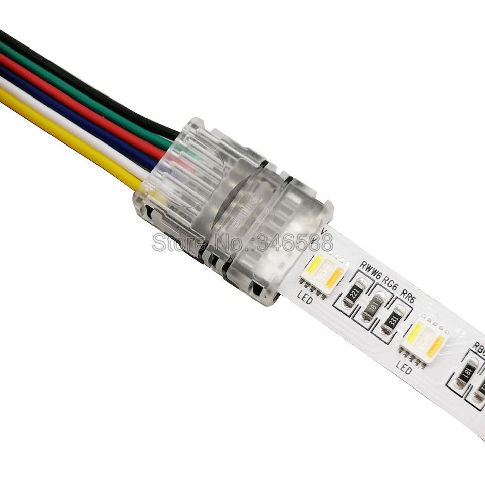 

Veromount 6pin 12MM RGBCCT разъем для светодиодной ленты