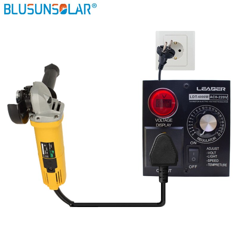

Регулятор напряжения BLUSUNSOLAR SNT-4000W черного цвета