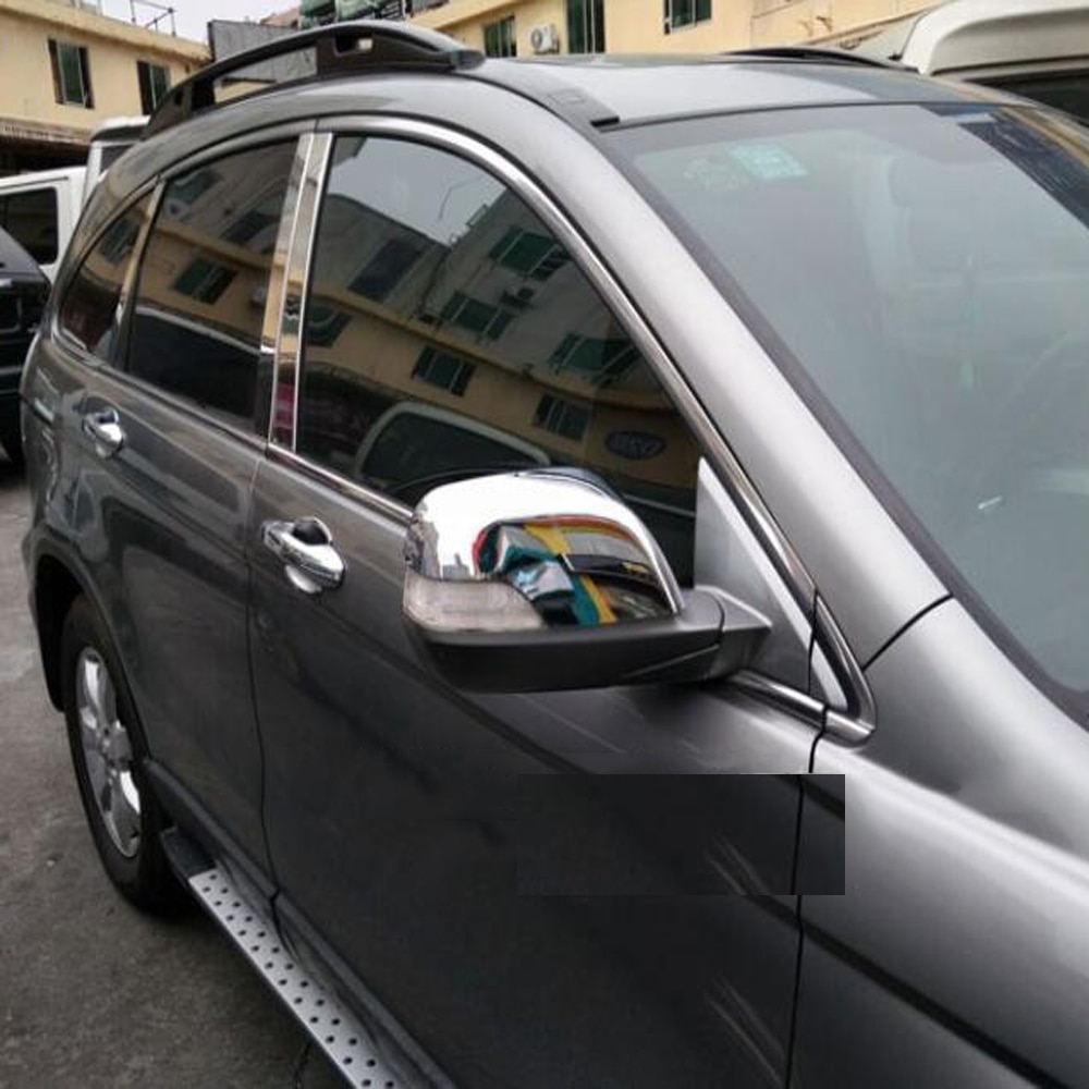 

Для Honda CRV CR-V 2007 2008 2009 2010 2011 ABS хромированная крышка зеркала заднего вида отделка Резервное Зеркало защитная рамка аксессуары