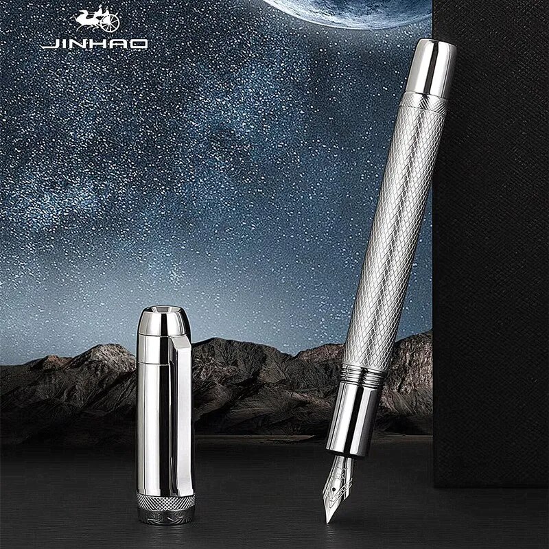 

Jinhao 92 металлическая перьевая ручка EF/F/M/изогнутое перо