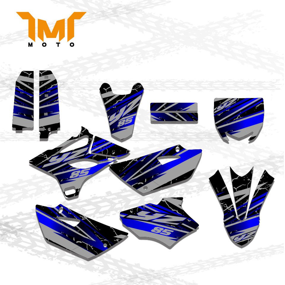 

TMT наклейки на мотоцикл, графические наборы для YAMAHA YZ85 YZ 85 2015 2016 2017 2018 2019 2020 YZ-85
